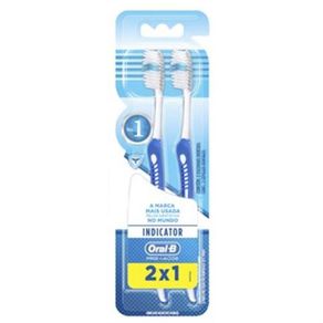 Kit Escova Dental Oral-b Indicator Plus Macia 30 2x1