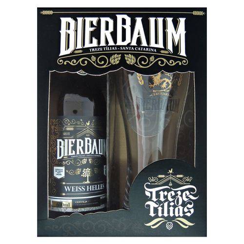 Kit Especial Colecionador de Cervejas Bierbaum Weiss Helles + Copo de Cerveja