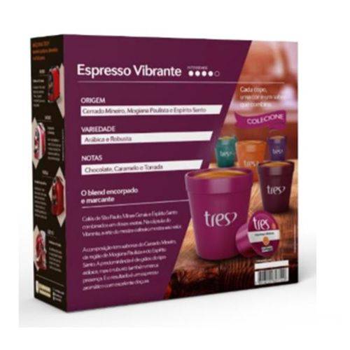 Kit Espresso Vibrante + Copo Colecionável 50ml