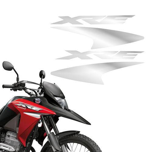 Kit Faixas Cromado Moto Xre 300 2016 Adesivo do Tanque