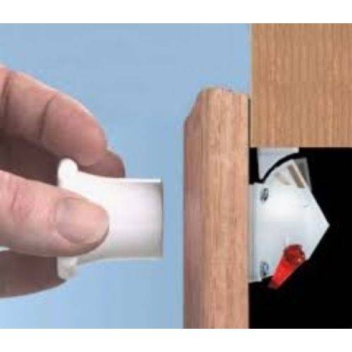 Kit Fechadura Magnética Oculta Safe-Fix com Puxador