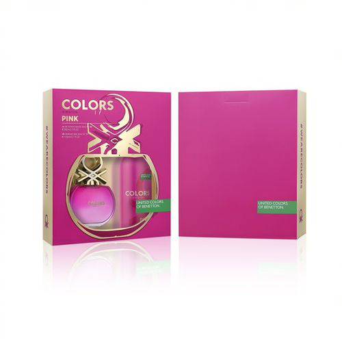 Kit Feminino Benetton Colors Pink Perfume & Desodorante