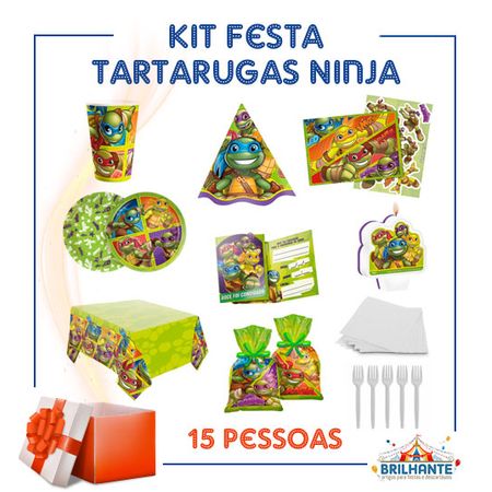 Kit Festa Tartarugas Ninja