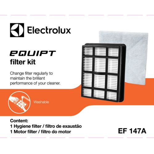 Kit Filtro Hepa Original EF147A para Aspiradores de Pó Equipt EQP01 e EQP02