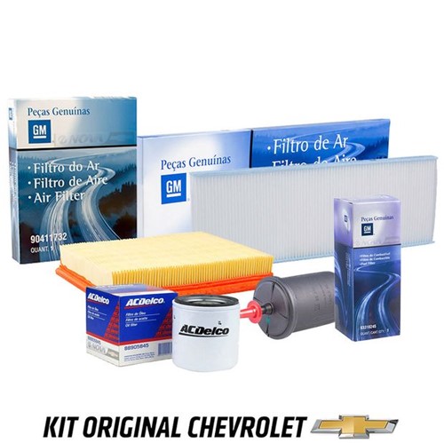 Kit Filtros de Ar,Óleo,Combustível Flex e Antipólen Kit467 Corsa Classic /monta
