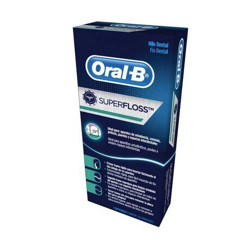 Kit Fio Dental Super Floss 750 Tiras - Oral-b