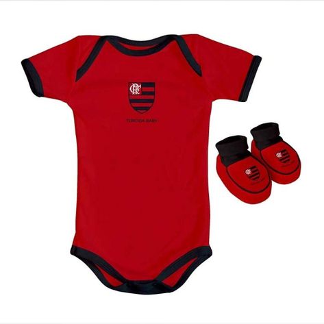 Kit Flamengo Body Colorido Torcida Baby G