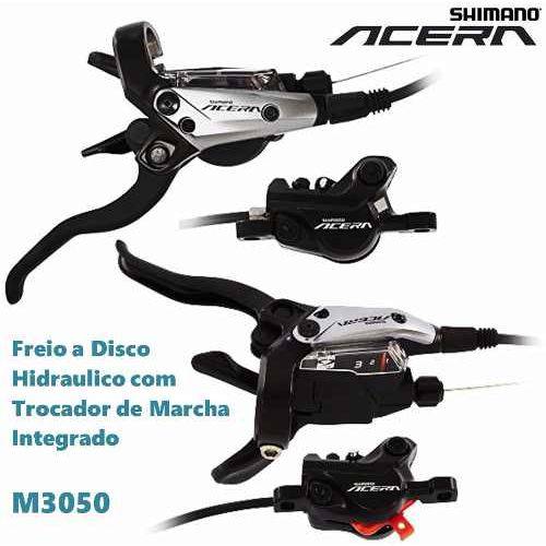 Kit Freio Disco Hidraulico +alavanca Shimano Acera M3050 27v