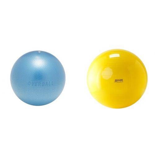 Kit Funcional Bola Overball Azul Gymnic e Bola Gymnic Classic 75 Cm