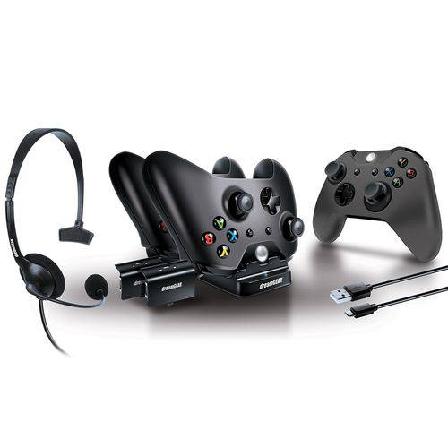 Kit Gamer Dreamgear Xbox One com Headset e Bateria Recarregável