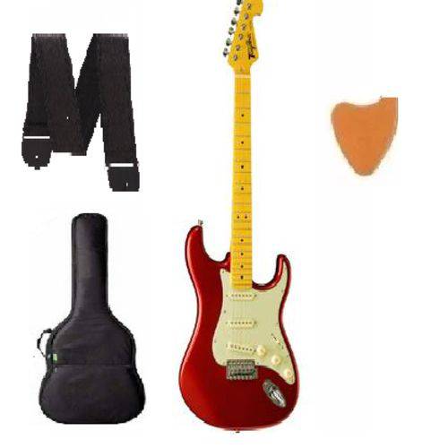 Kit Guitarra Tagima Woodstock Tg530 Mr Vermelho Metálico
