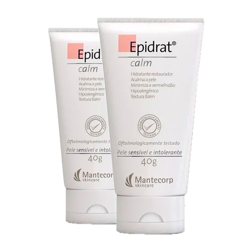 Kit Hidratante Epidrat Calm Mantecorp Skincare 40g 2 Unidades