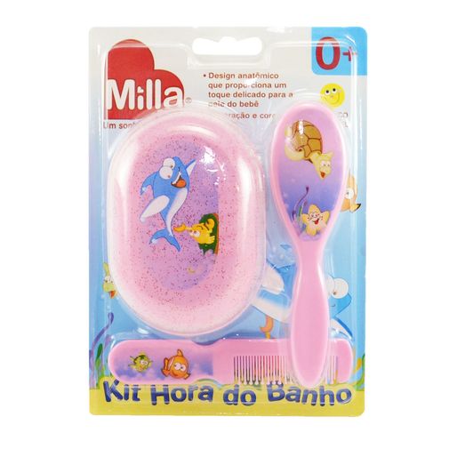 Kit Hora do Banho - Rosa - Milla