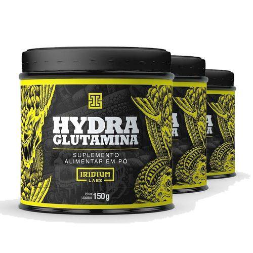 Kit Hydra Glutamina - 3 Potes de 150g