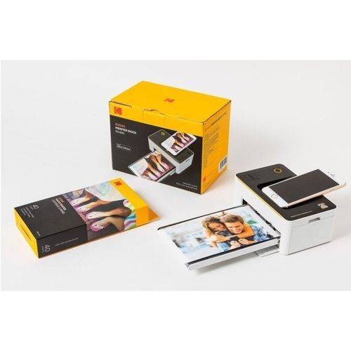 Kit Impressora Fotografica Kodak Wifi Pd450w + Pacote de Impressão Phc-40 para Android