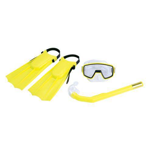 Kit Infantil para Mergulho Amarelo - Diver - Nautika