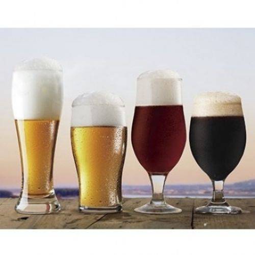 Kit Jogo de 4 Copos para Cerveja Especiais Sommelier - Kit4 Coposcerveja