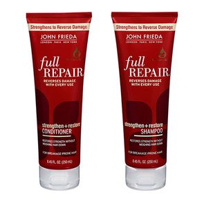 Kit John Frieda Full Repair Strengthen+Restore (Shampoo e Condicionador) Conjunto