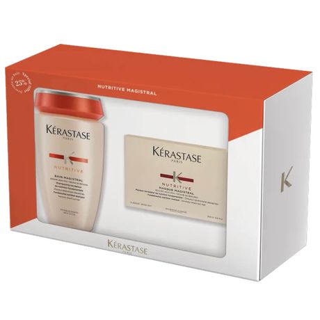 Kit Kérastase Nutritive Irisome Magistral Shampoo 250ml + Máscara 200g