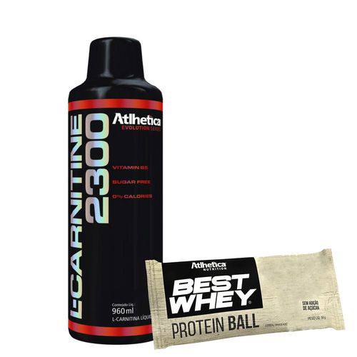 Kit Kfit L-carnitine 2300 Abacaxi Best Whey Protein Ball Duo