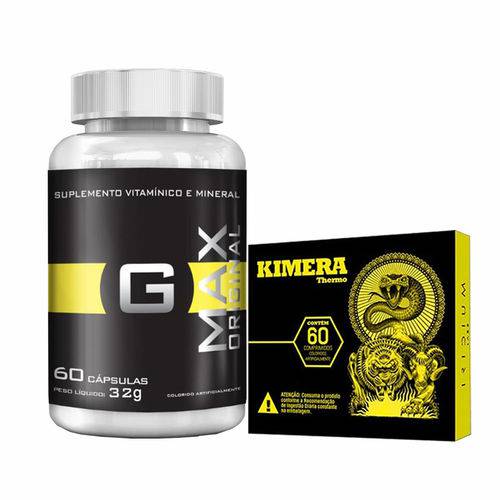 Kit Kimera – 60 Comprimidos – Iridium Labs + Gmax Original – 60 Cápsulas – Intlab