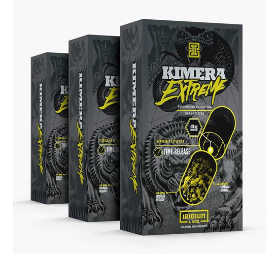 Kit Kimera Extreme - 3 Caixas de 60 Cápsulas
