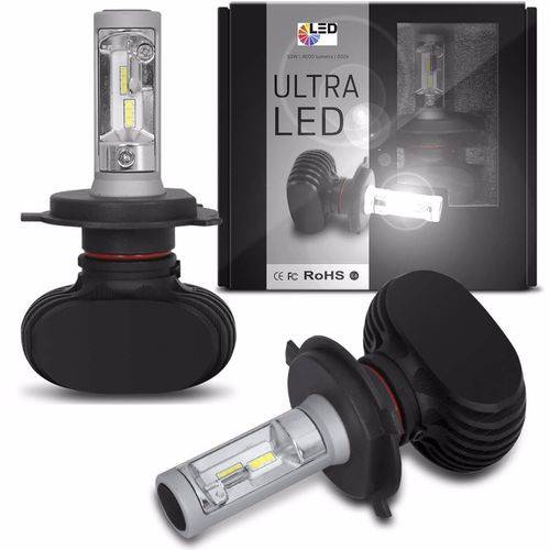 Kit Lampada Led Automotiva Ultra Led Shock Light Encaixe H1