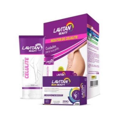 Kit Lavitan Beauty 60 Cápsulas + Creme Celulite 200ml