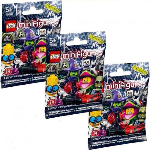 Kit 3 Legos Minifigures Serie 14 - 71010