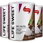 Kit 3 - Life Sweet - Xilitol Adoçante Natural 330g Vitafor