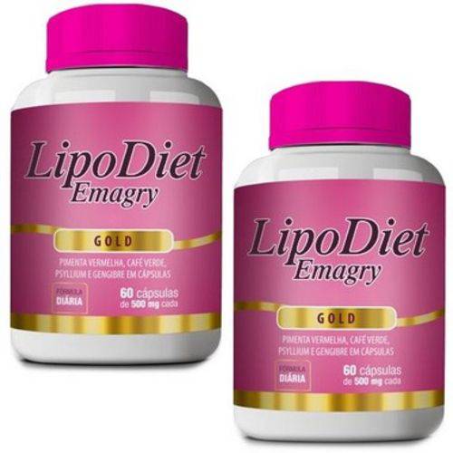 Kit Lipo Diet Emagry Gold 2 Unidades - Lipo Diet
