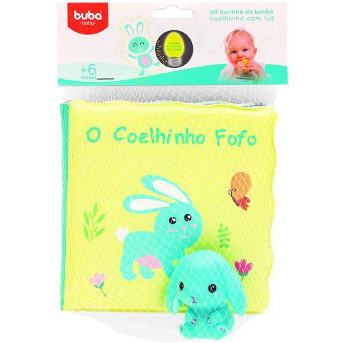 Kit Livrinho de Banho Coelhinho 7496 - Buba Baby