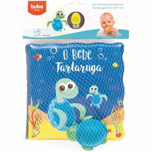 Kit Livrinho de Banho e Tartaruguinha - Buba