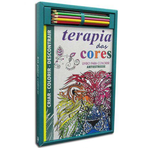 Kit Livro para Colorir - Terapia das Cores