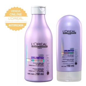 Kit L'Oréal Professionnel Expert Liss Unlimited (Shampoo e Condicionador) Conjunto