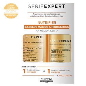 Kit L'Oréal Professionnel Expert Nutrifier Duo Especial (Shampoo e Condicionador) Conjunto