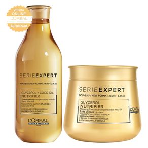 Kit L'Oréal Professionnel Expert Nutrifier (Shampoo e Máscara) Conjunto