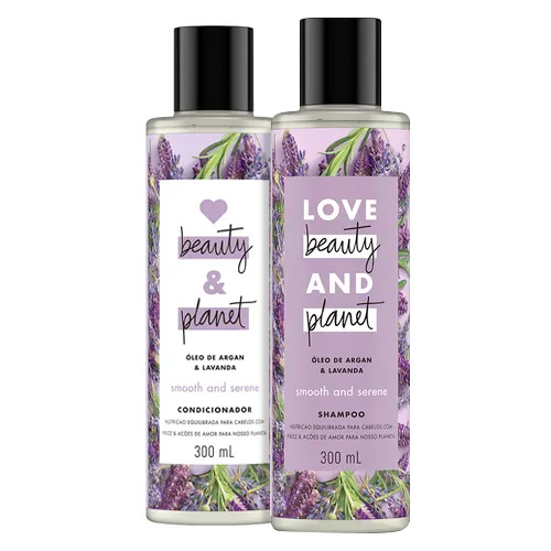 Kit Love Beauty & Planet Óleo de Argan & Lavanda Shampoo 300ml + Condicionador 300ml
