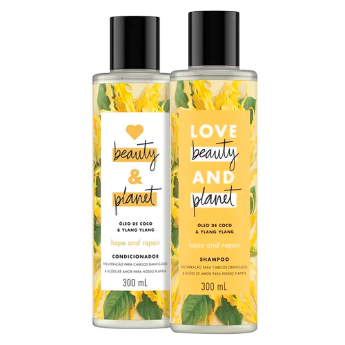 Kit Love Beauty & Planet Óleo de Coco & Ylang Ylang Shampoo 300ml + Condicionador 300ml