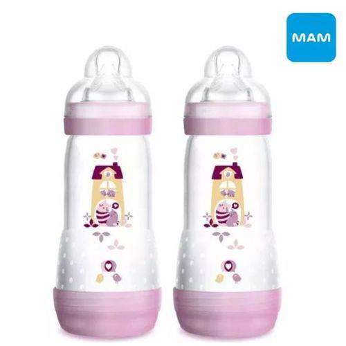 Kit 2 Mamadeiras Mam Easy Start Bottle 320ml Girls 4684