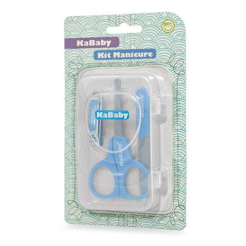 Kit Manicure - Estojo Azul - Kababy