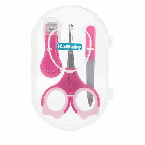 Kit Manicure Infantil Premium Rosa Kababy