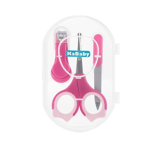 Kit Manicure Premium para Bebê Rosa