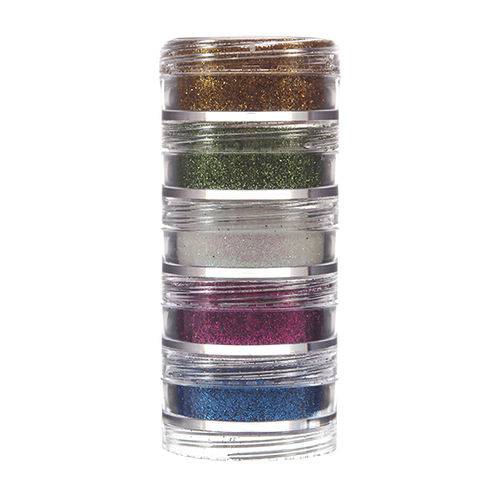 Kit Maquiagem Glitter em Pó C/5 | Color Make