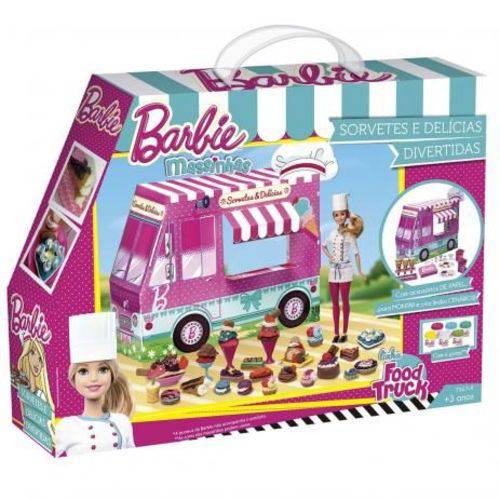 Kit Massa de Modelar Barbie Sorvetes e Delícias Fun 79679