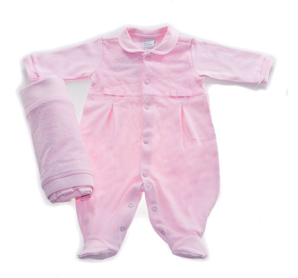 Kit Maternidade Renda Rosa Baby Fashion RESCEM NASCIDO
