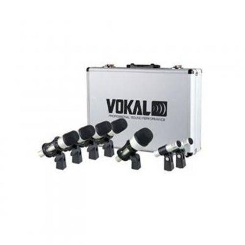 Kit Microfone Vokal VDM7 para Bateria C/7 Peças