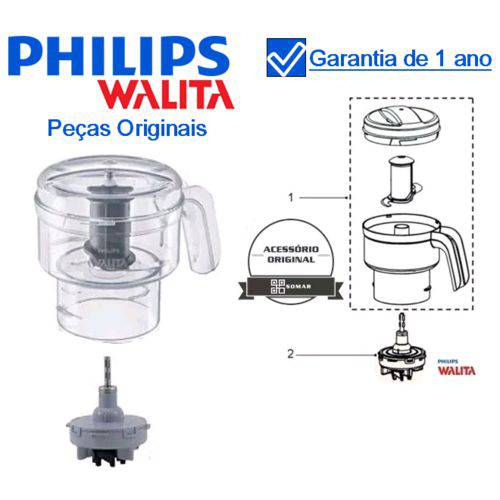 Kit Mini Processador HR2939/00 Philips Walita