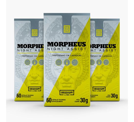 Kit Morpheus Night Assist - 3 Caixas de 60 Cápsulas