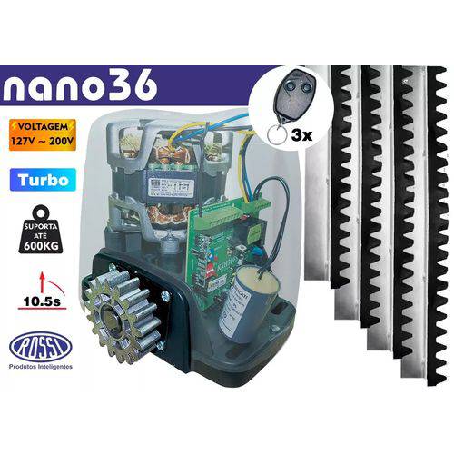 Kit Motor Dz Nano Rossi 1/4 Turbo 4m Crema 03 Controle Rossi